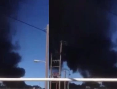 Φωτιά ξέσπασε στον καταυλισμό στη Μόρια - Σκοτείνιασε όλη η περιοχή (βίντεο)